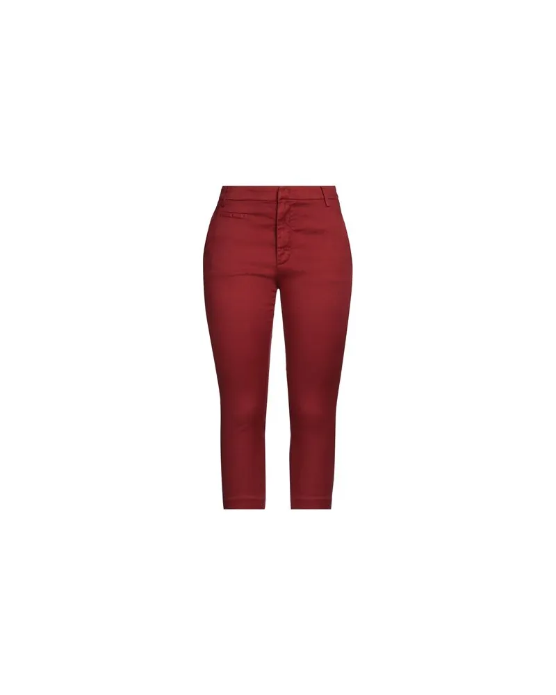 Dondup HOSEN & RÖCKE - Hosenauf YOOX.COM Ziegelrot
