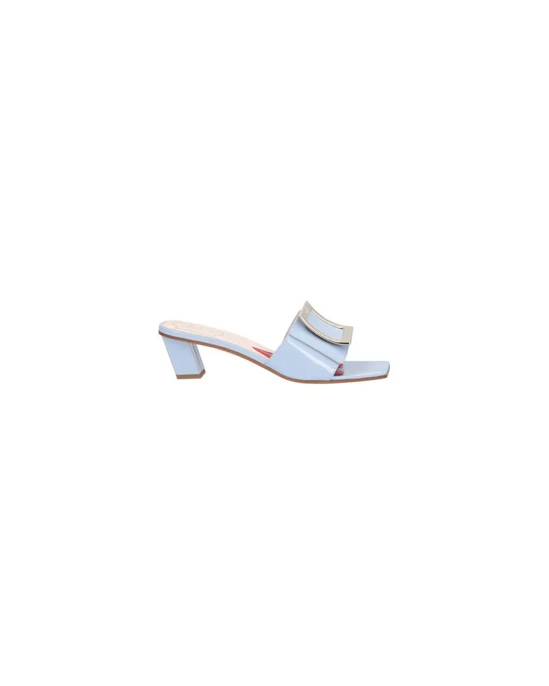 Roger Vivier SCHUHE - Sandalenauf YOOX.COM Himmelblau