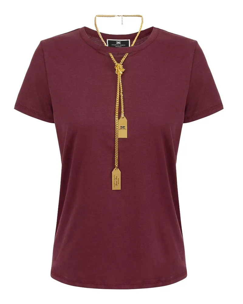 Elisabetta Franchi T-shirts Violett