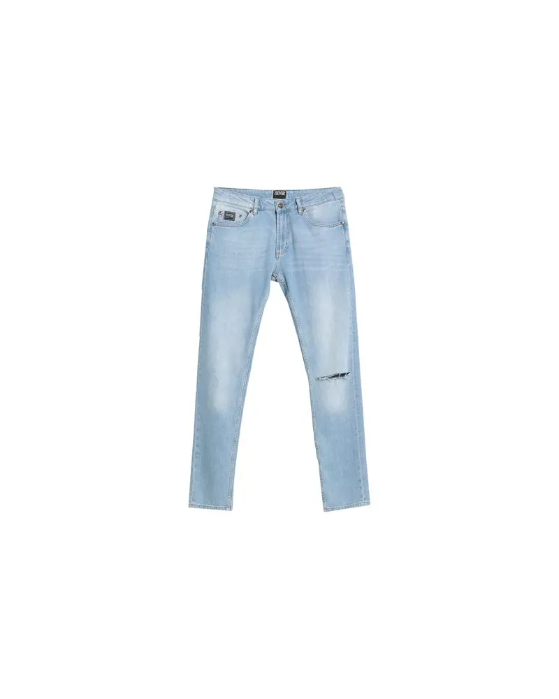 Versace Jeans HOSEN & RÖCKE - Jeanshosenauf YOOX.COM Blau