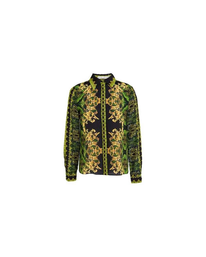 Alice + Olivia TOPS - Hemdenauf YOOX.COM Schwarz