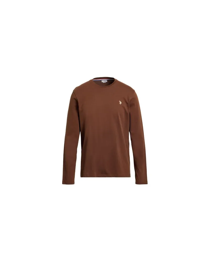 U.S. Polo Assn.  TOPS - T-shirtsauf YOOX.COM Braun