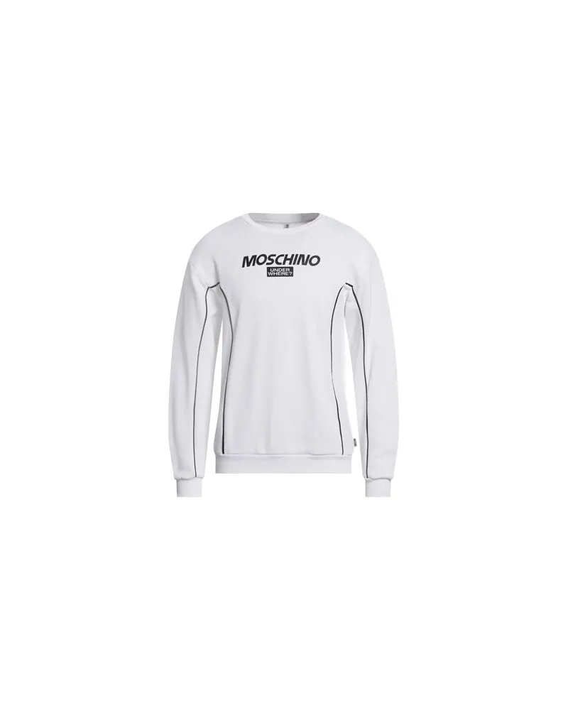 Moschino TOPS - Sweatshirtsauf YOOX.COM Weiß