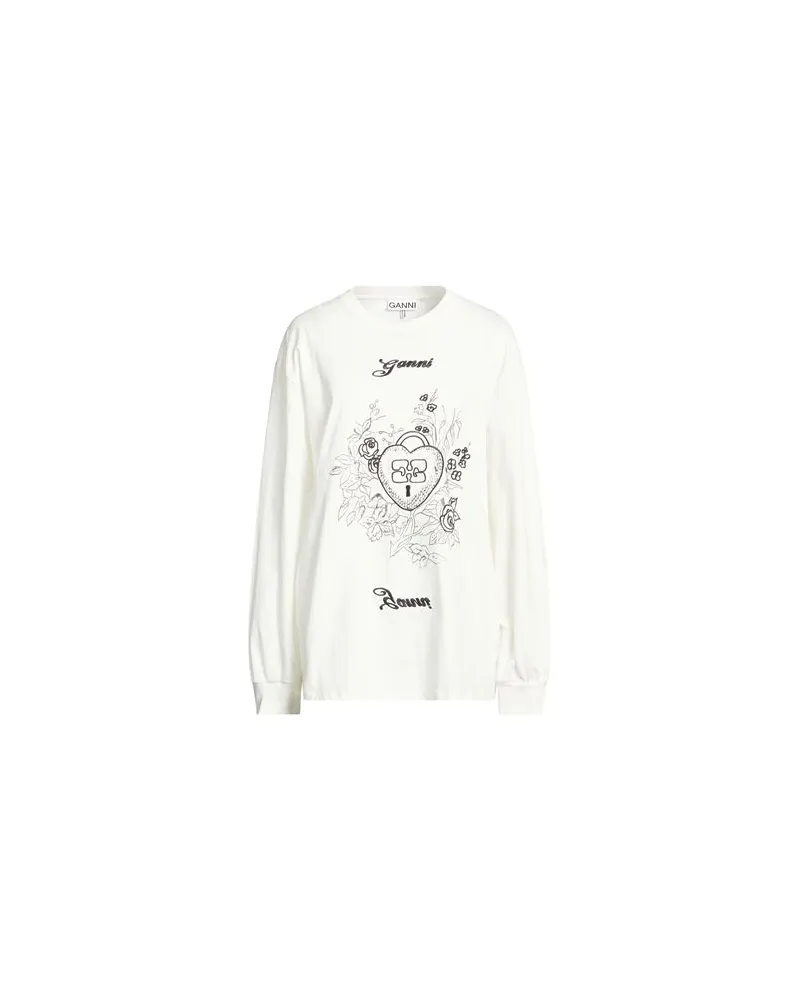 Ganni TOPS - T-shirtsauf YOOX.COM Weiß