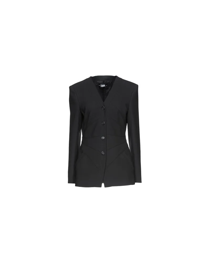Karl Lagerfeld STUDIO FASHION BLAZER  - ANZÜGE und CO-ORDS - Blazersauf YOOX.COM Schwarz