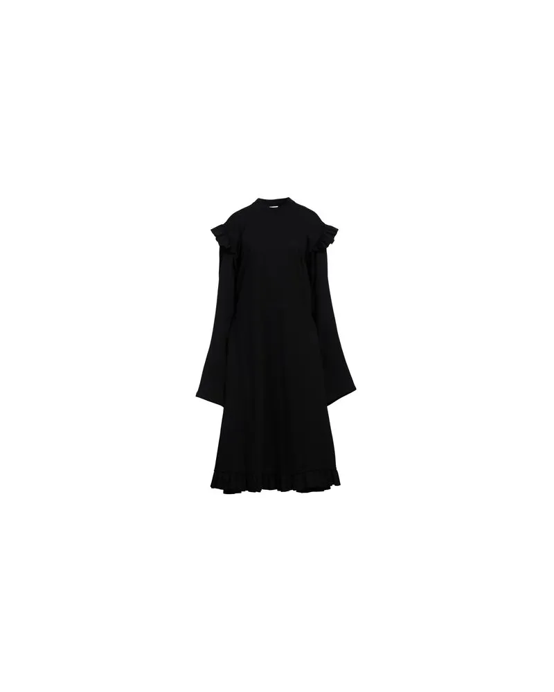VETEMENTS KLEIDER - Midi-Kleiderauf YOOX.COM Schwarz