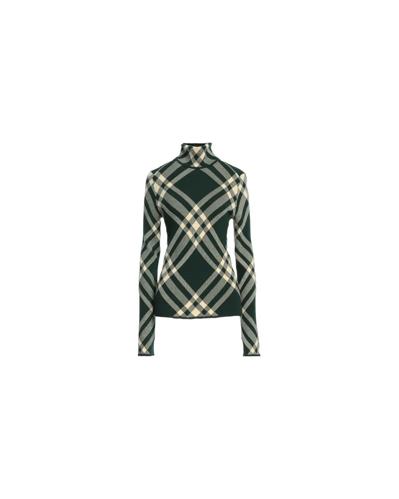 Burberry STRICKWAREN - Rollkragenpulloverauf YOOX.COM Dunkelgrün
