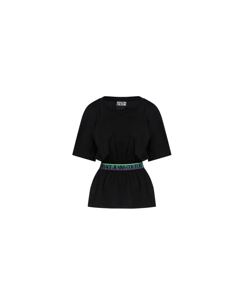 Versace Jeans TOPS - T-shirtsauf YOOX.COM Schwarz