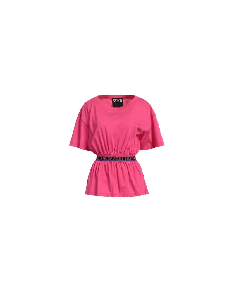 Versace Jeans TOPS - T-shirtsauf YOOX.COM Fuchsia