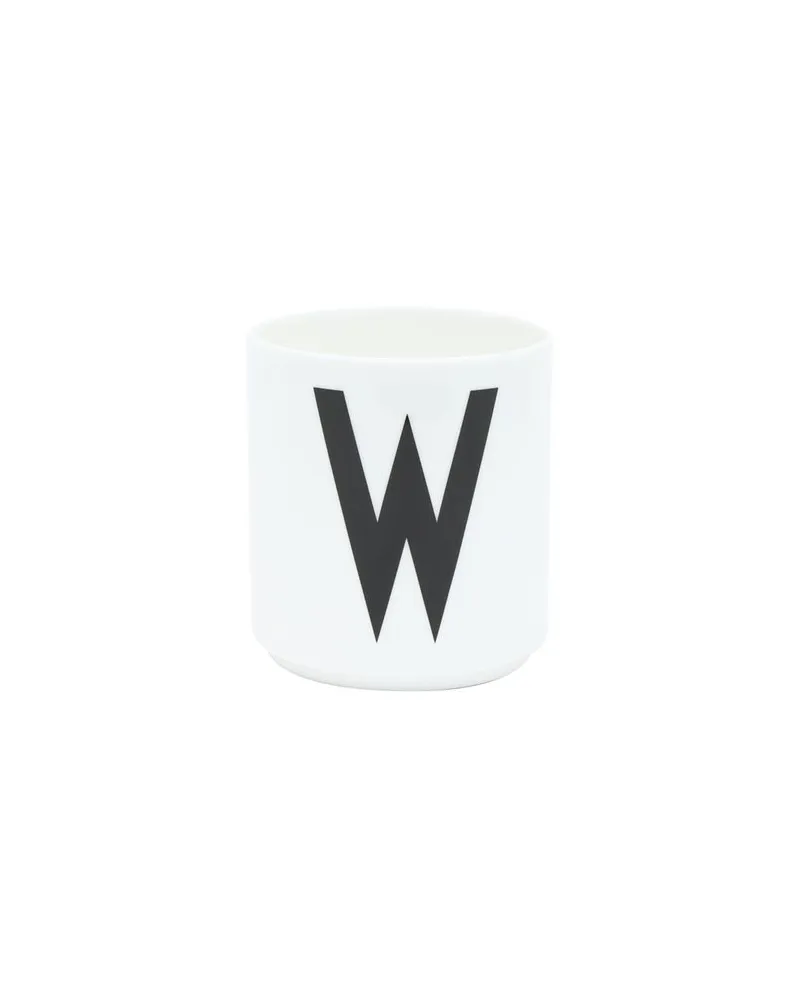 DESIGN LETTERS w - ESSEN & KÜCHE - Tassenauf YOOX.COM Weiß