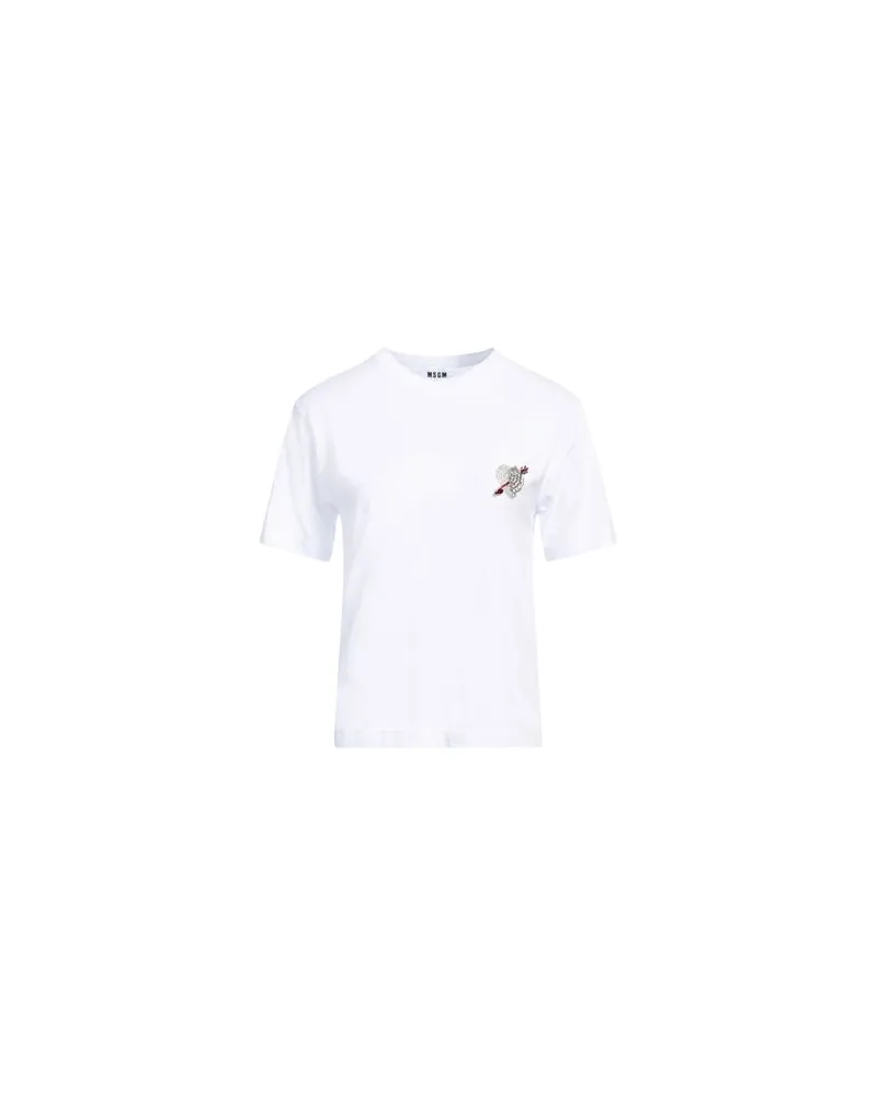 MSGM TOPS - T-shirtsauf YOOX.COM Weiß