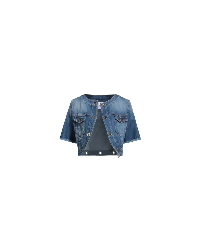AnnaRita N JACKEN & MÄNTEL - Jeansjacken/Mäntelauf YOOX.COM Blau