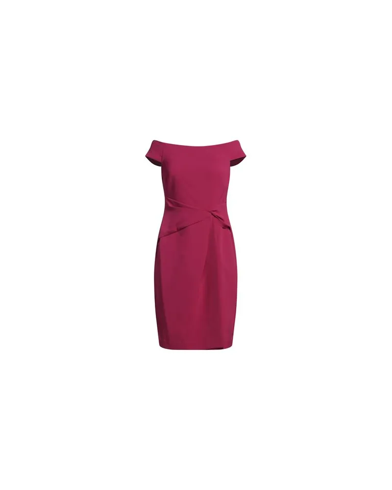 Ralph Lauren CREPE OFF-THE-SHOULDER DRESS  - KLEIDER - Mini-Kleiderauf YOOX.COM Pflaume