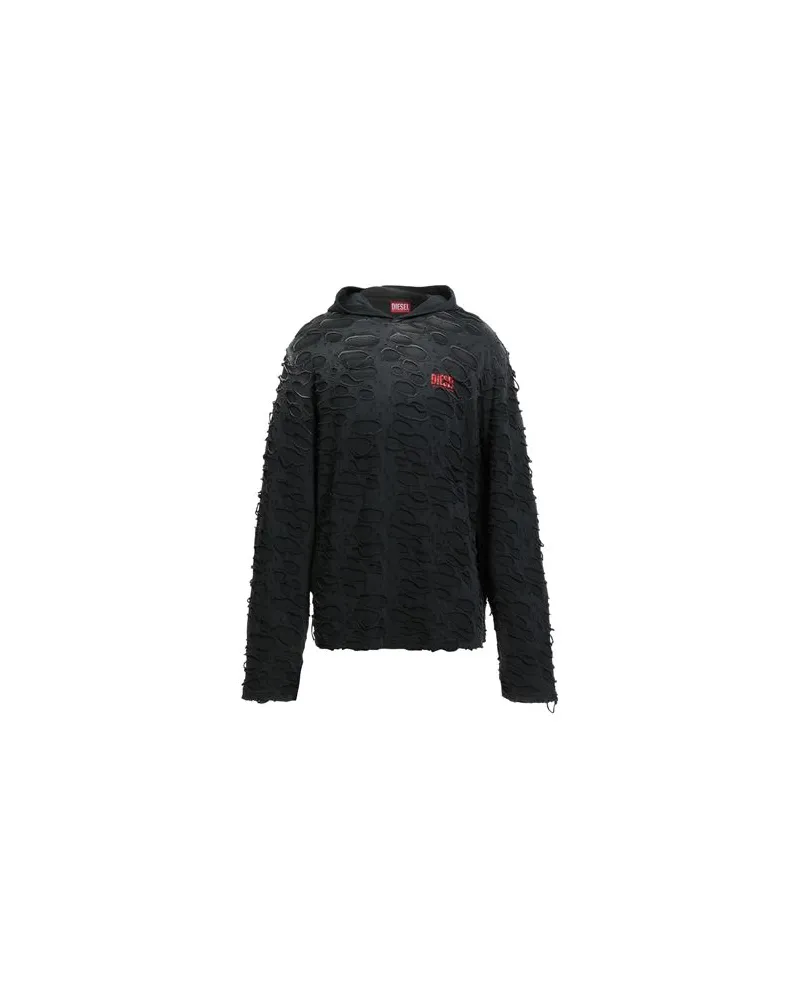 Diesel TOPS - Sweatshirtsauf YOOX.COM Schwarz