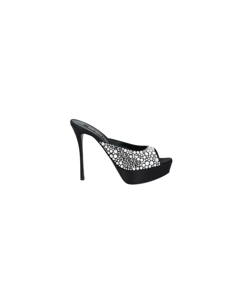 Sergio Rossi SCHUHE - Sandalenauf YOOX.COM Schwarz