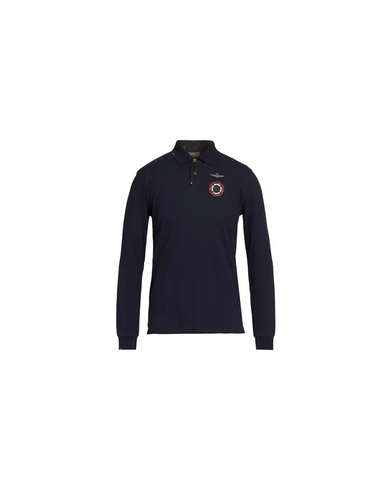 Aeronautica Militare TOPS - Poloshirtsauf YOOX.COM Nachtblau