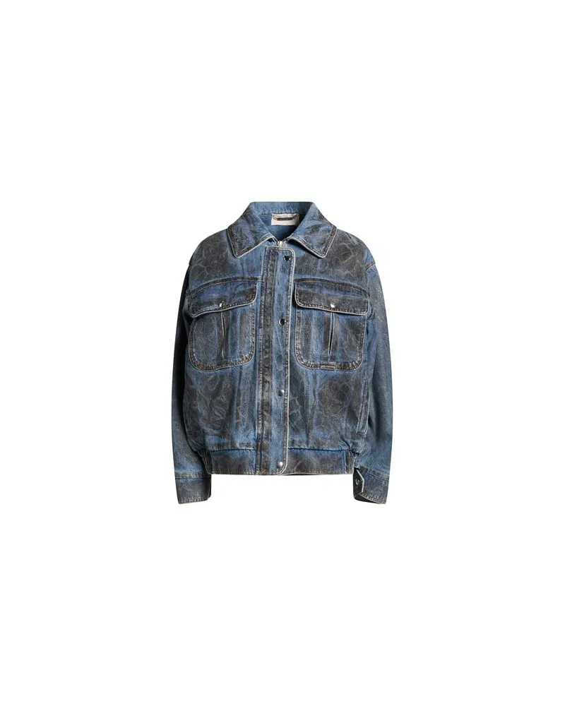 Alberta Ferretti JACKEN & MÄNTEL - Jeansjacken/Mäntelauf YOOX.COM Blau