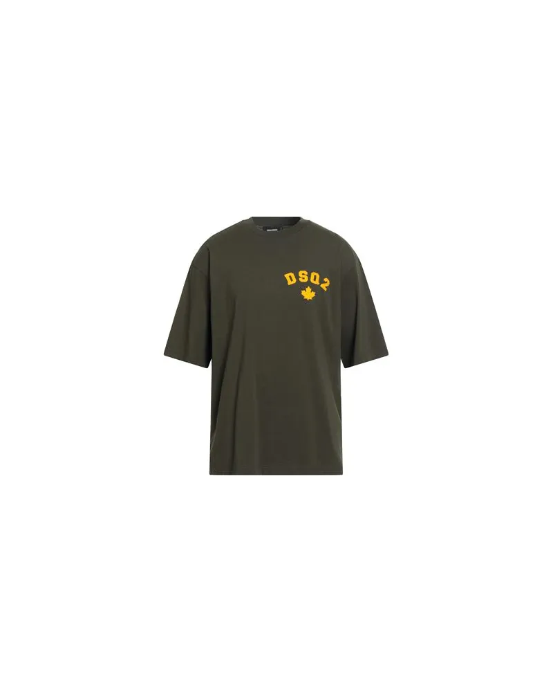 Dsquared2 TOPS - T-shirtsauf YOOX.COM Militärgrün