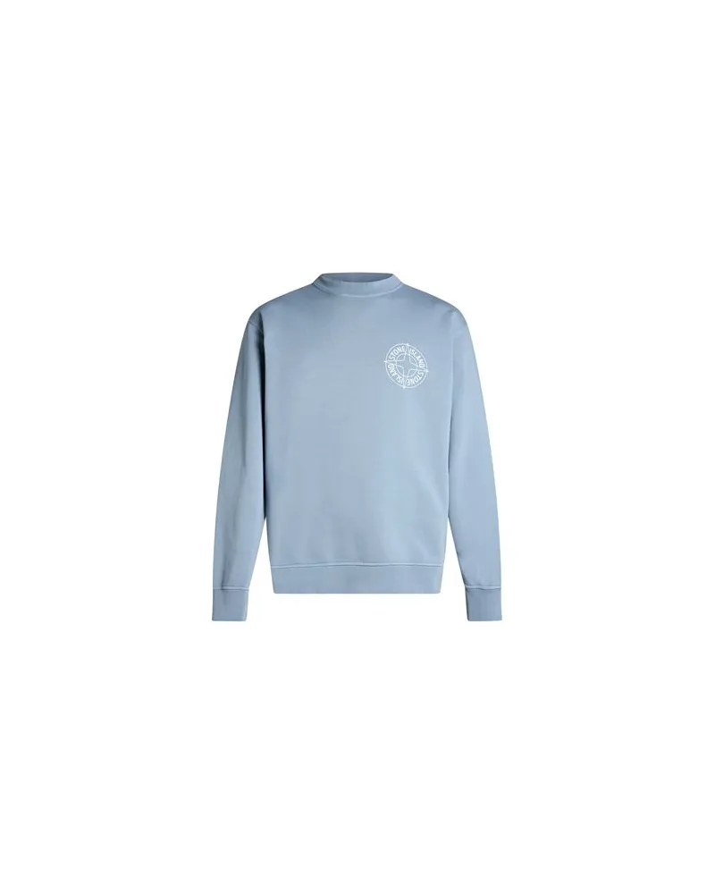 Stone Island TOPS - Sweatshirtsauf YOOX.COM Hellblau