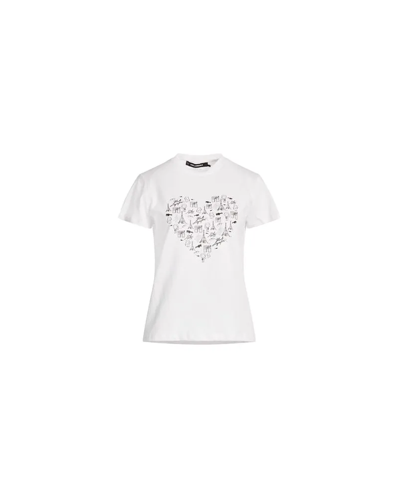 Karl Lagerfeld TOPS - T-shirtsauf YOOX.COM Weiß