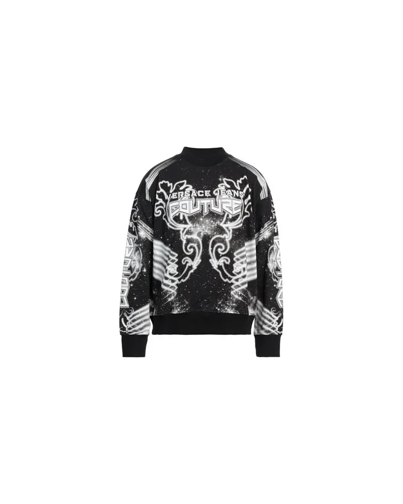 Versace Jeans TOPS - Sweatshirtsauf YOOX.COM Schwarz