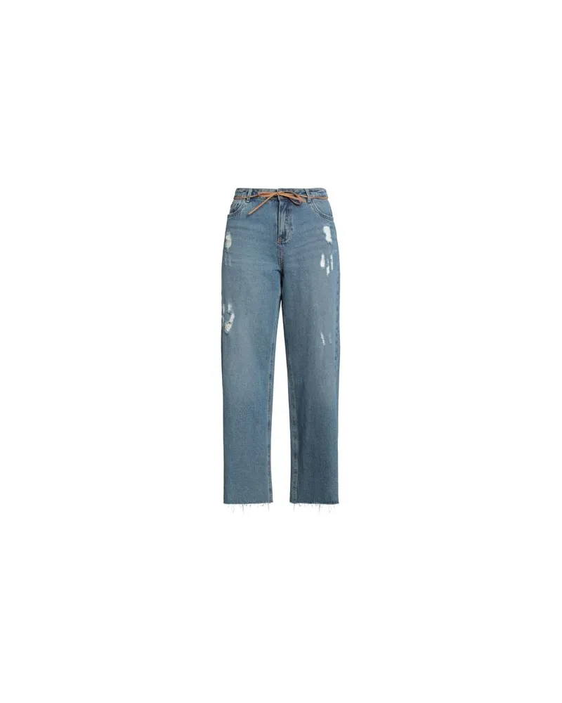 only HOSEN & RÖCKE - Jeanshosenauf YOOX.COM Blau