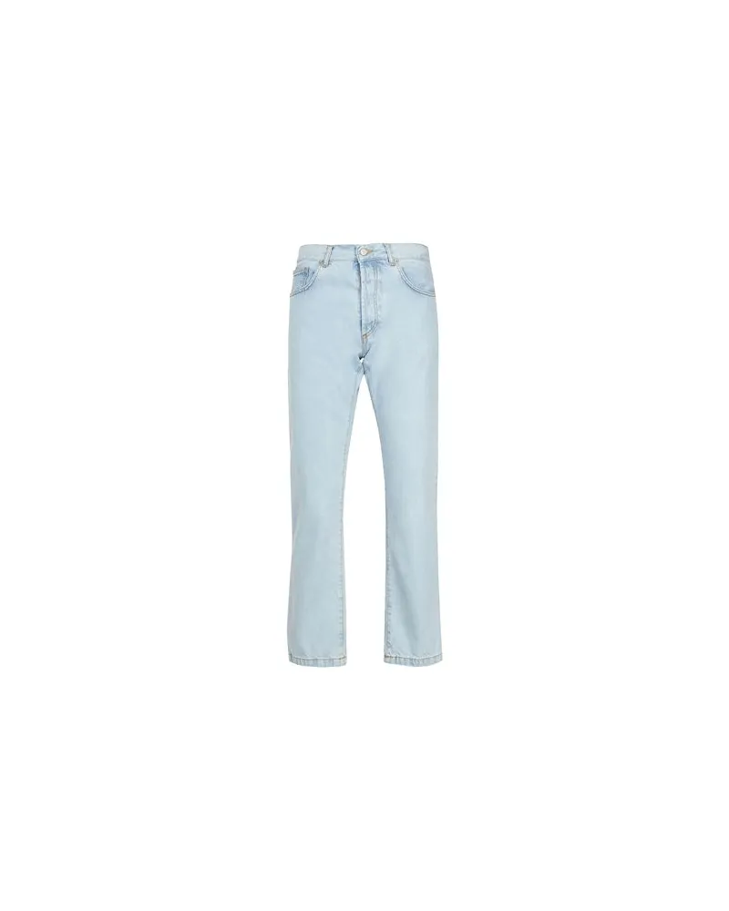 8 by Yoox ORGANIC COTTON SLIM FIT DENIM  - HOSEN & RÖCKE - Jeanshosenauf YOOX.COM Blau