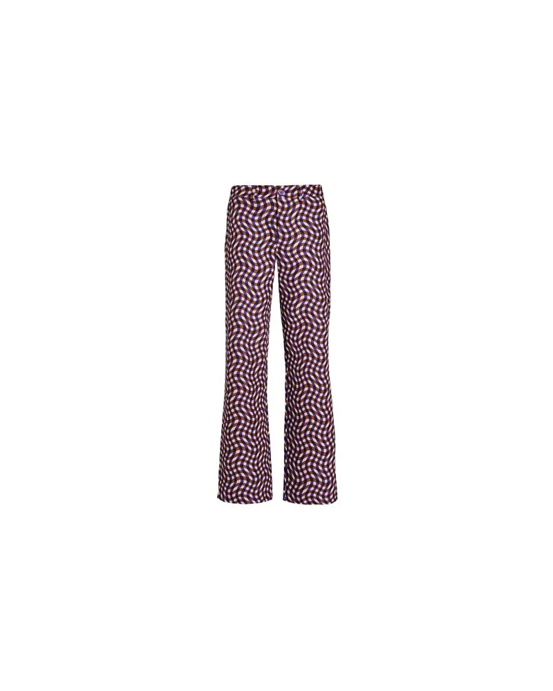 8 by Yoox PRINTED STRAIGHT LEG PANTS  - HOSEN & RÖCKE - Hosenauf YOOX.COM Braun