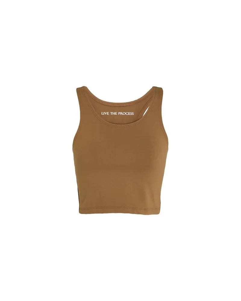 Live The Process TOPS - Topsauf YOOX.COM Braun