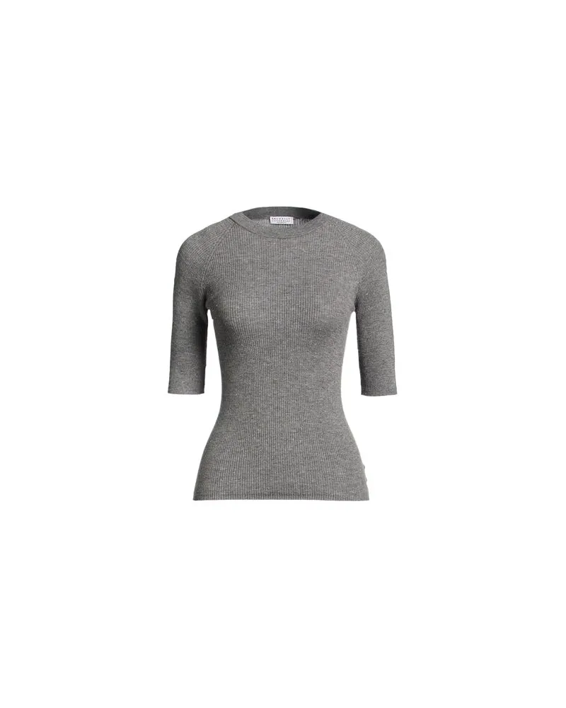 Brunello Cucinelli STRICKWAREN - Pulloverauf YOOX.COM Grau