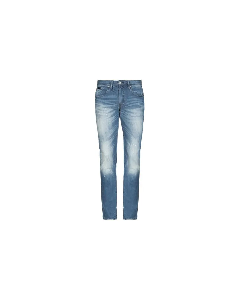 Armani Exchange HOSEN & RÖCKE - Jeanshosenauf YOOX.COM Blau