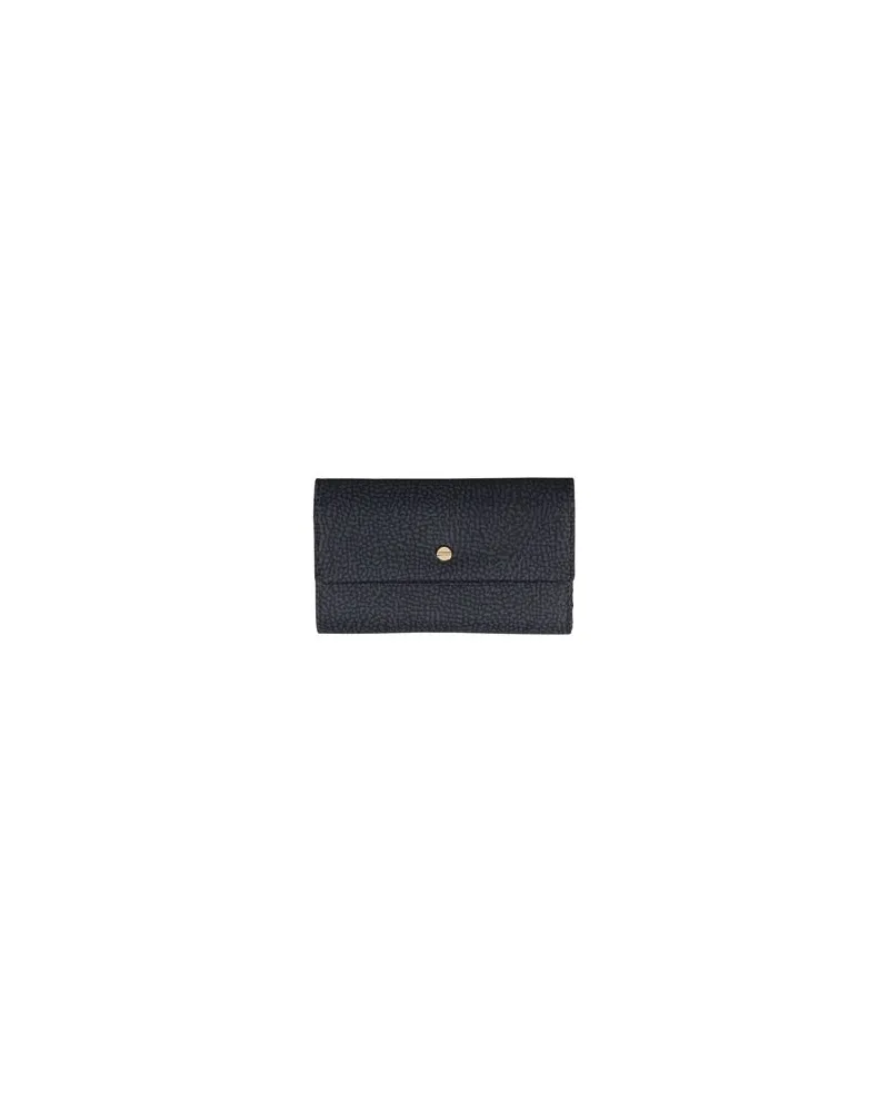 Borbonese Kleinlederwaren - Brieftaschenauf YOOX.COM Taubenblau