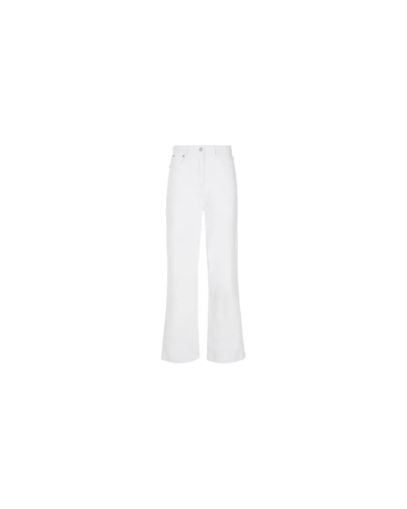 8 by Yoox ORGANIC COTTON DENIM MID-RISE RELAXED JEANS  - HOSEN & RÖCKE - Jeanshosenauf YOOX.COM Weiß