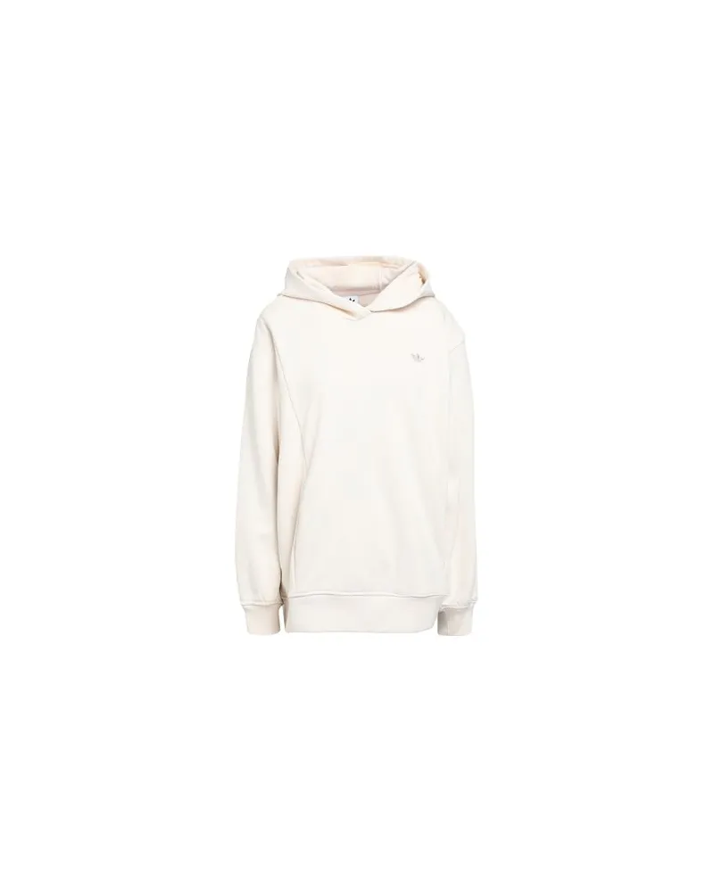 adidas PREMIUM ESSENTIALS HOODIE  - TOPS - Sweatshirtsauf YOOX.COM Cremeweiß