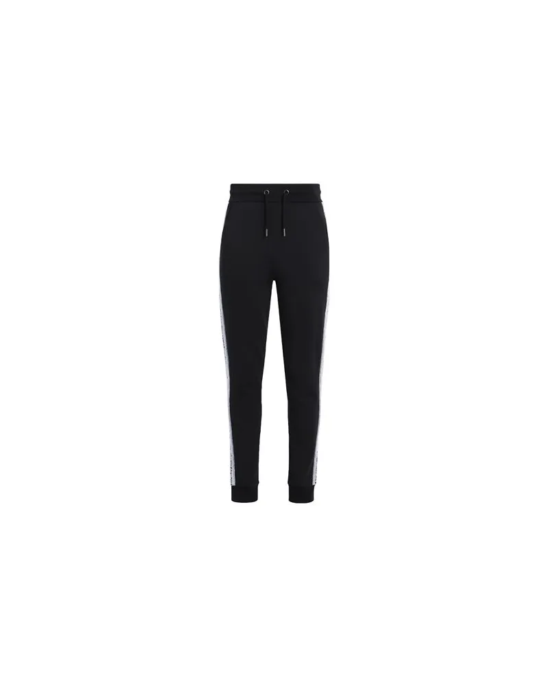 Karl Lagerfeld LOGO TAPE SWEAT PANTS  - HOSEN & RÖCKE - Hosenauf YOOX.COM Schwarz