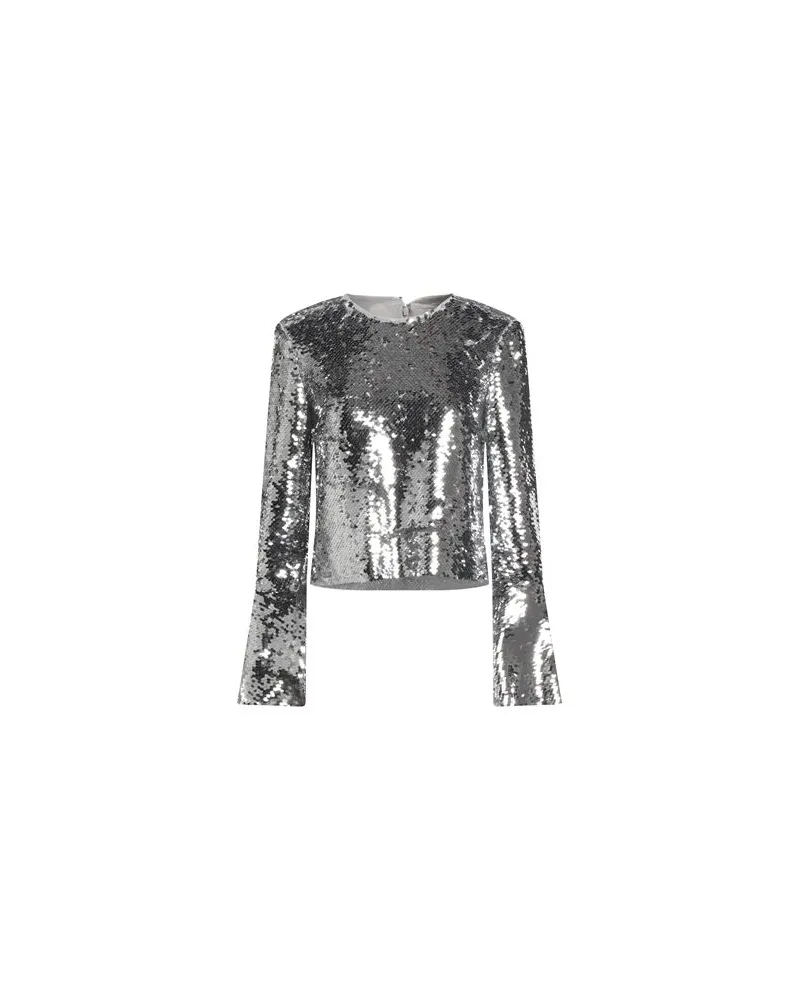 Self-Portrait TOPS - Topsauf YOOX.COM Silber