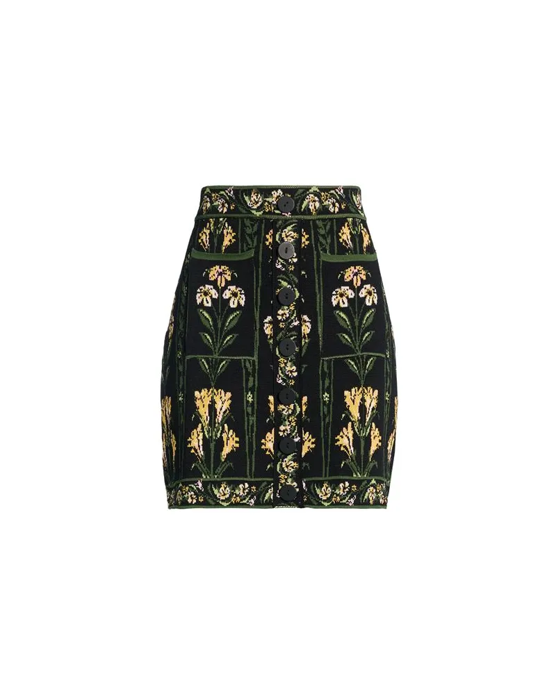 FARM Rio FLOWERS ARCH BLACK KNIT SKIRT  - HOSEN & RÖCKE - Miniröckeauf YOOX.COM Schwarz