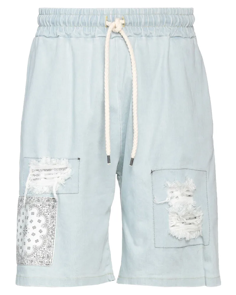 Takeshy Kurosawa Jeansshorts Blau