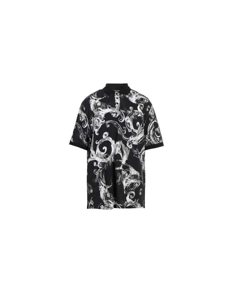 Versace Jeans TOPS - Poloshirtsauf YOOX.COM Schwarz