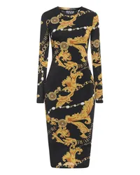 Versace Jeans Midi-Kleid Schwarz