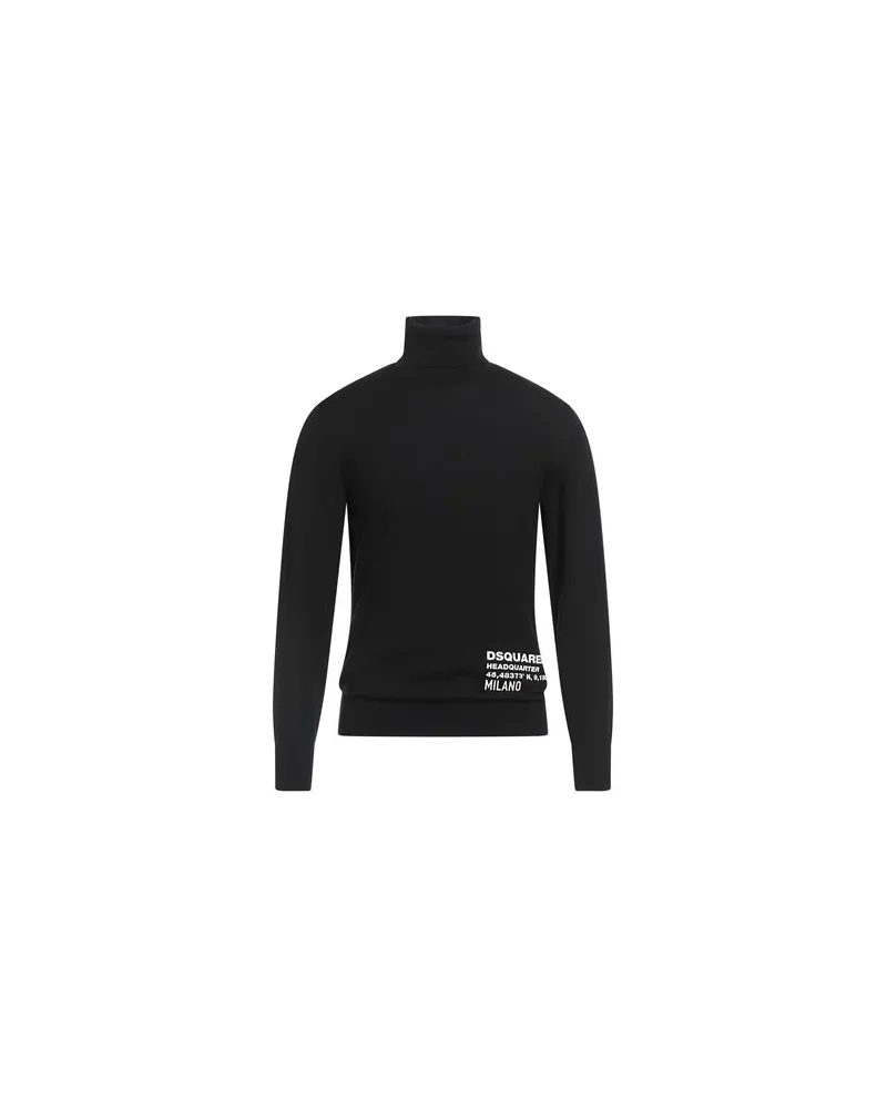 Dsquared2 STRICKWAREN - Rollkragenpulloverauf YOOX.COM Schwarz