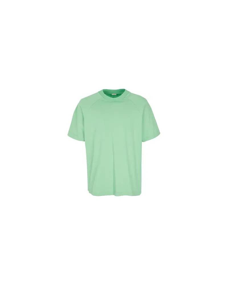 8 by Yoox ORGANIC COTTON RAGLAN SHOULDER T-SHIRT  - TOPS - T-shirtsauf YOOX.COM Grün