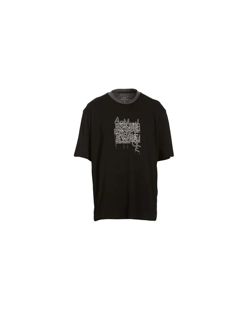 Armani Exchange TOPS - T-shirtsauf YOOX.COM Schwarz