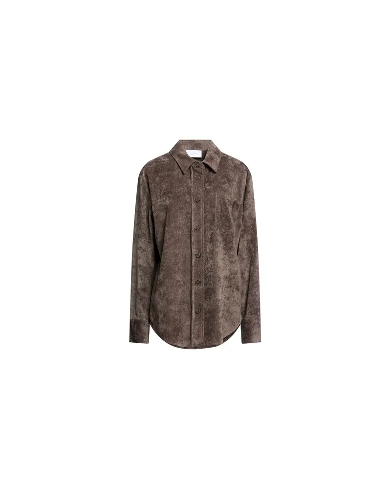 Soallure TOPS - Hemdenauf YOOX.COM Maulwurfsgrau