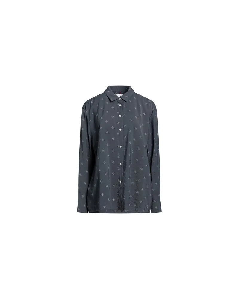 Tommy Hilfiger TOPS - Hemdenauf YOOX.COM Marineblau