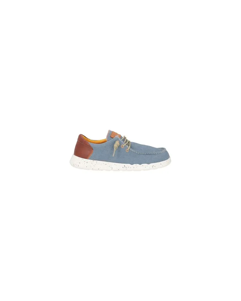 Replay SCHUHE - Schnürschuheauf YOOX.COM Taubenblau