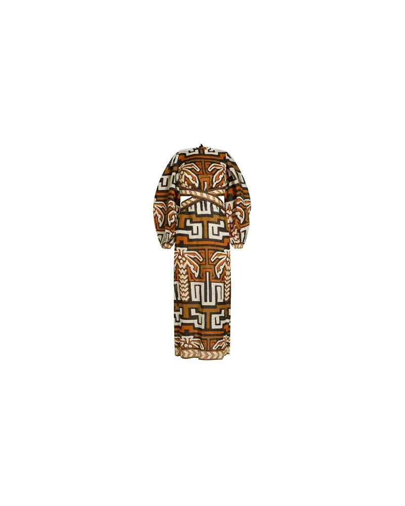 Johanna Ortiz KLEIDER - Maxi-Kleiderauf YOOX.COM Orange