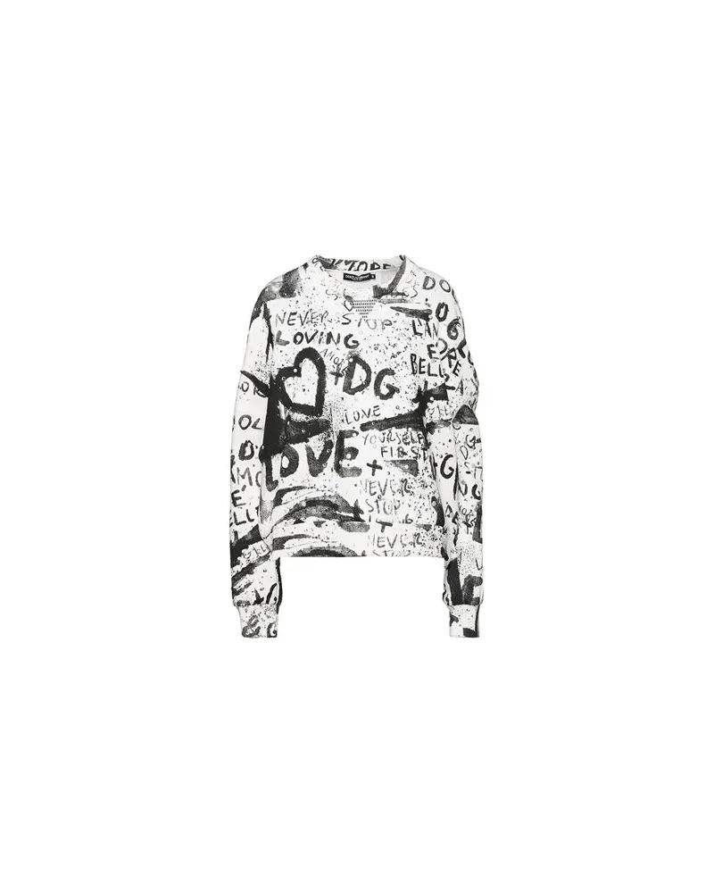 Dolce & Gabbana TOPS - Sweatshirtsauf YOOX.COM Weiß