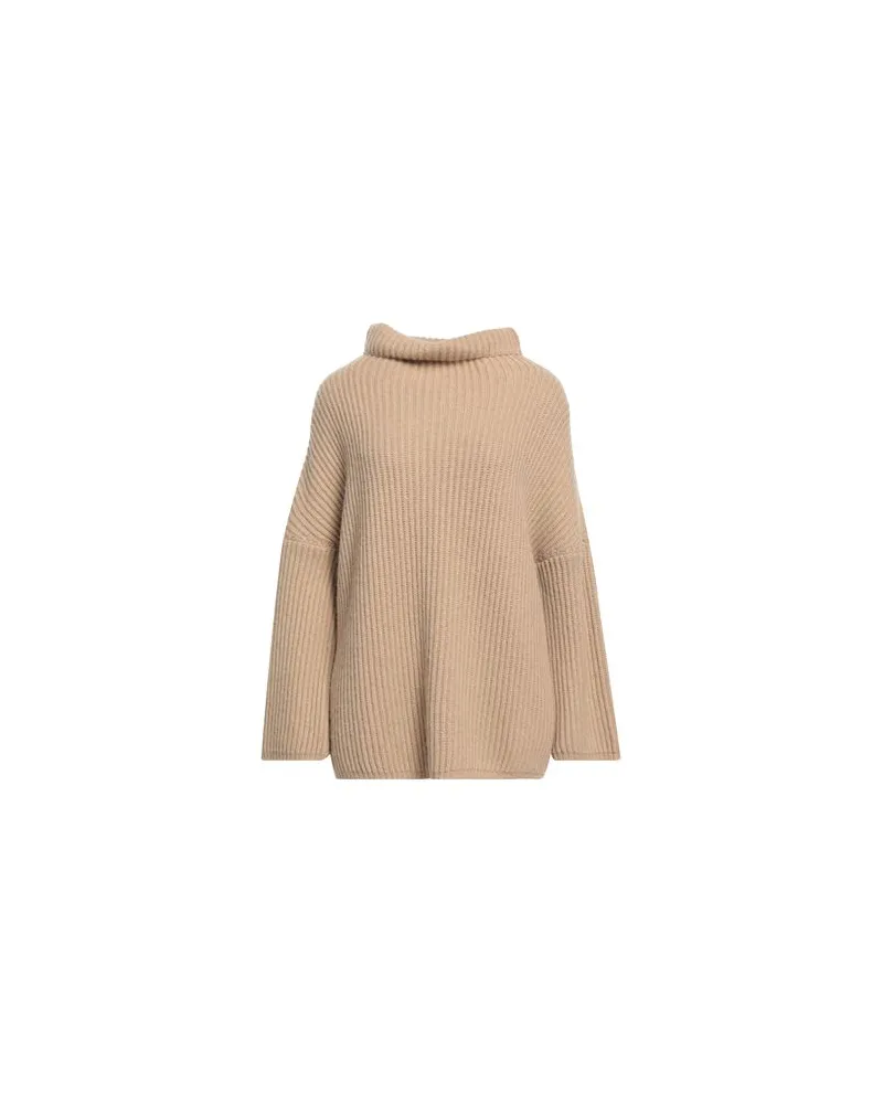 Maje STRICKWAREN - Rollkragenpulloverauf YOOX.COM Beige