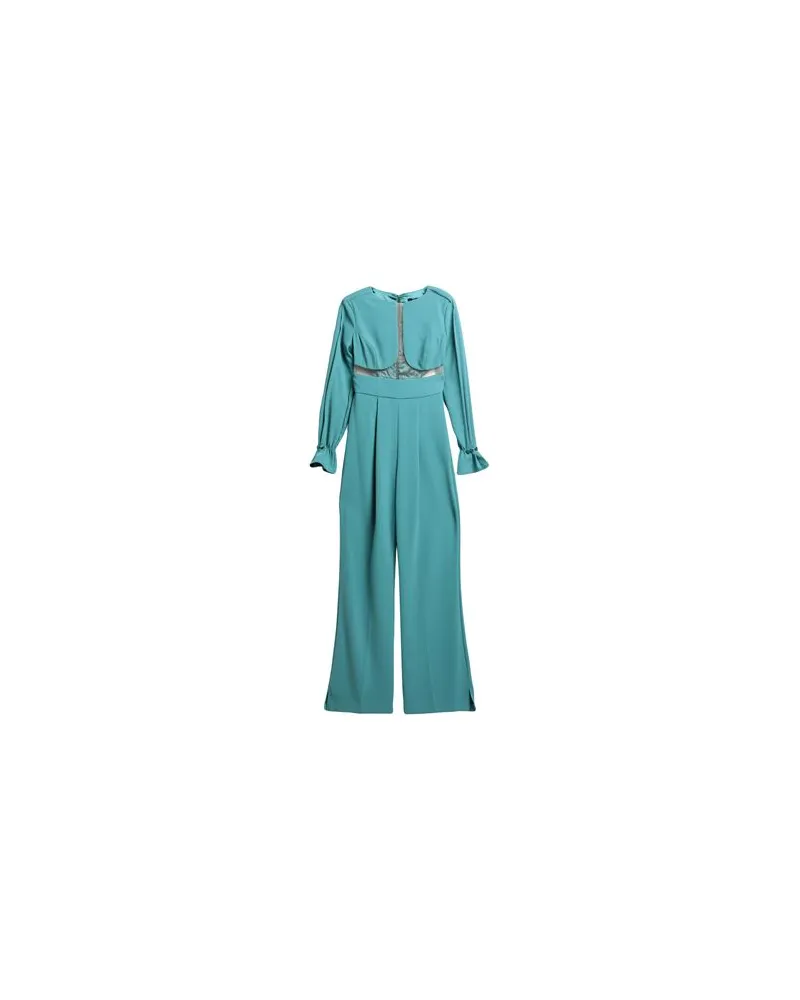 Elisabetta Franchi OVERALLS - Jumpsuitsauf YOOX.COM Smaragdgrün